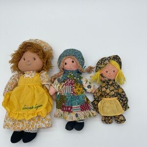 Vintage 1970s The Original Holly Hobbie 9"  Doll~Knickerbocker Laurie Lynn